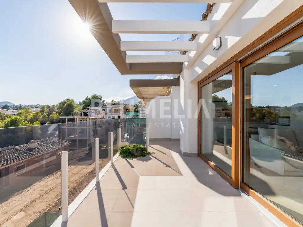 Terrassa de Casa o xalet en venda en La Nucia amb Aire condicionat, Calefacció i Jardí privat