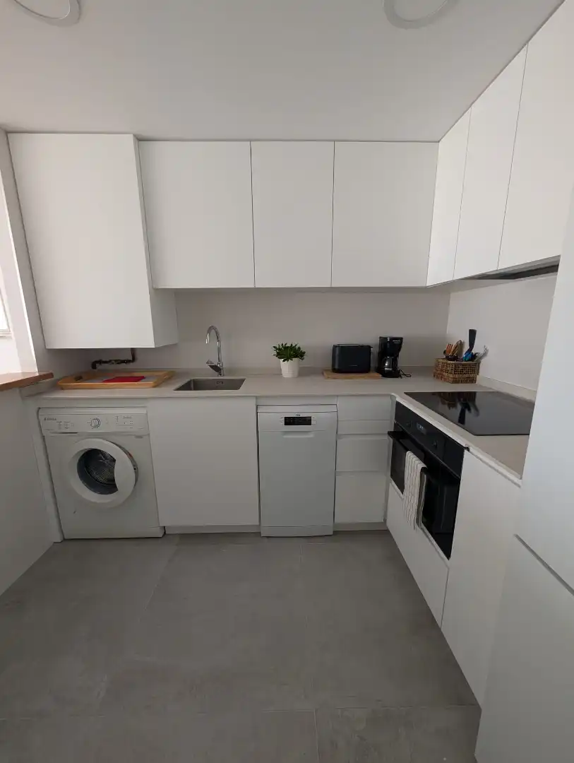 Cocina de Apartamento de alquiler en La Pereda
