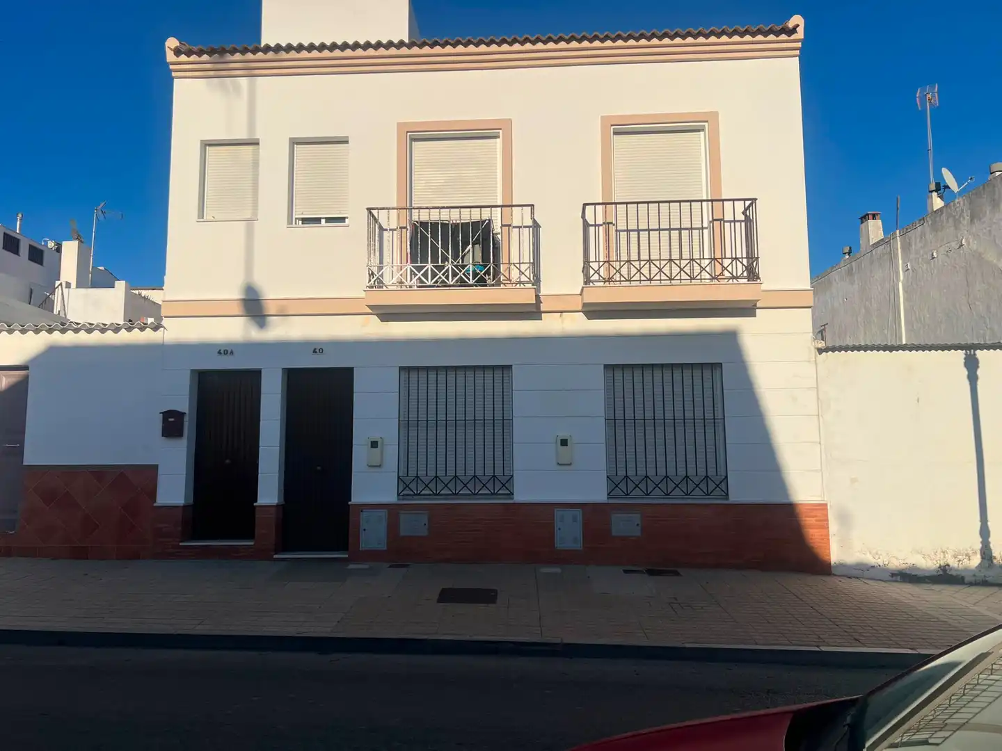 Vista exterior de Piso en venta en Lepe con Aire acondicionado, Calefacción y Terraza