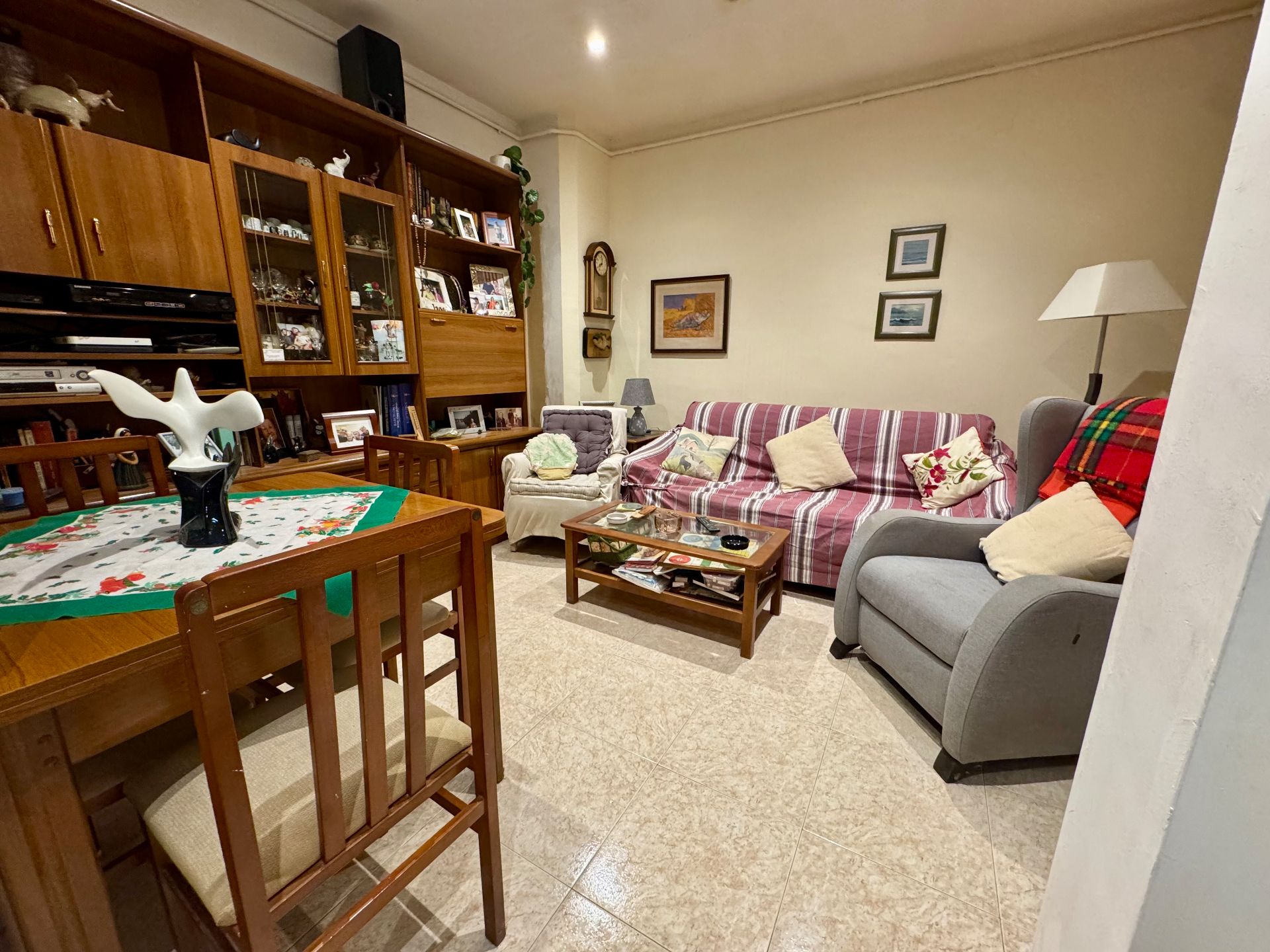 Sala d'estar de Pis en venda en  Barcelona Capital amb Aire condicionat i Calefacció