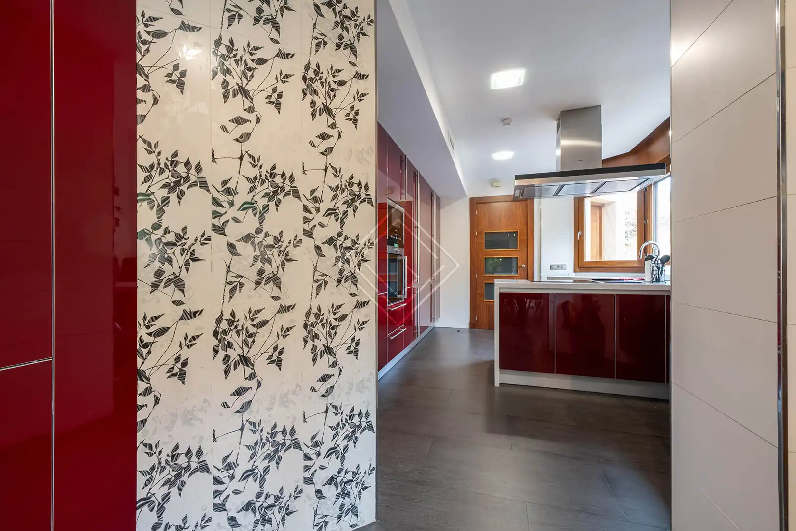 Cocina de Casa o chalet en venta en Madrid con Aire acondicionado, Jardín privado y Terraza