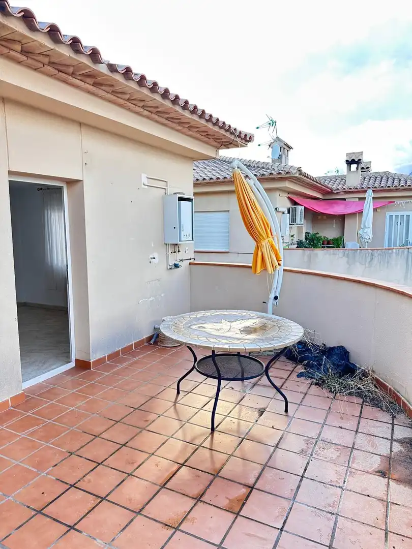 Terrassa de Casa adosada en venda en La Nucia amb Jardí privat, Terrassa i Traster