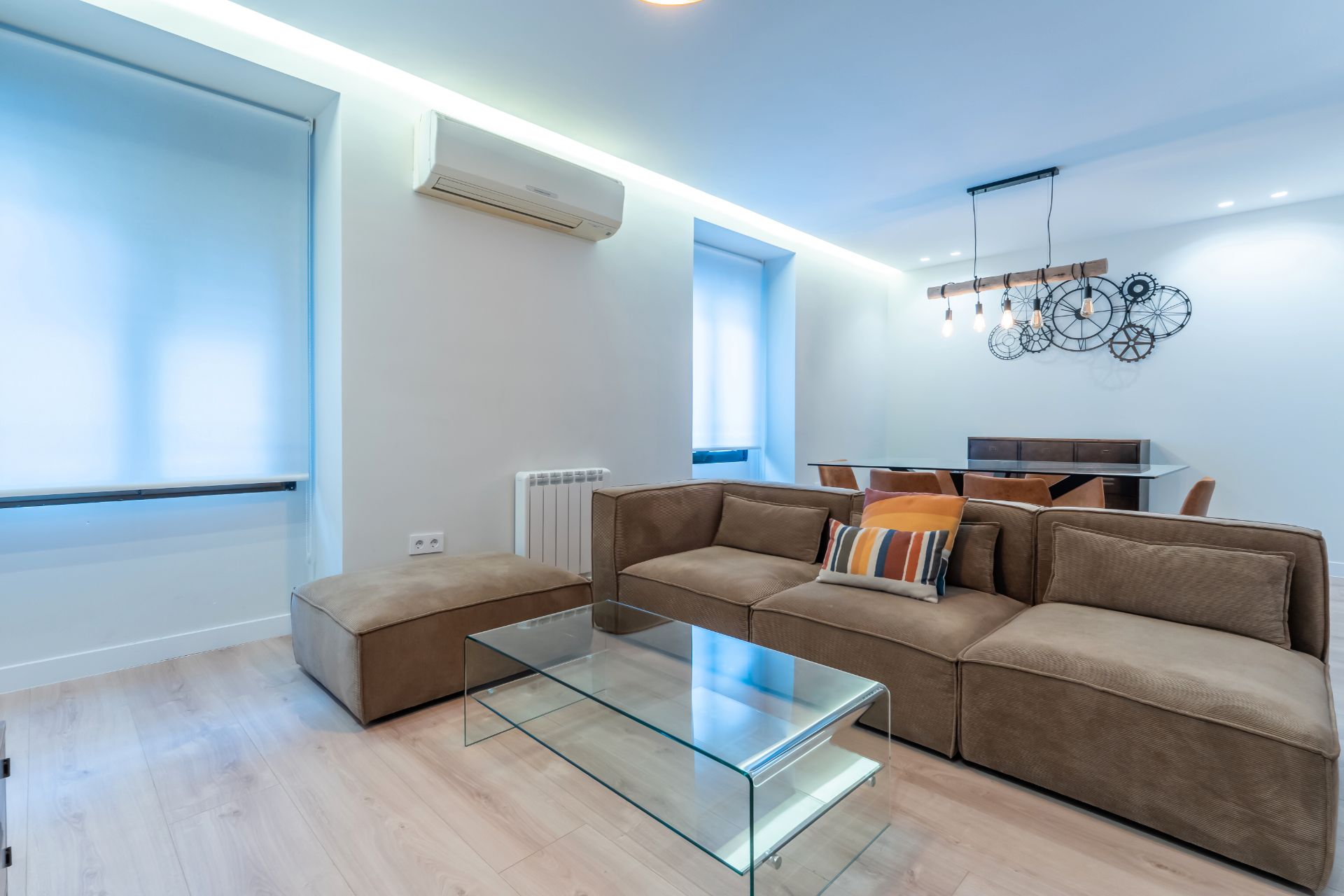 Sala de estar de Piso en venta en  Madrid Capital con Aire acondicionado y Calefacción