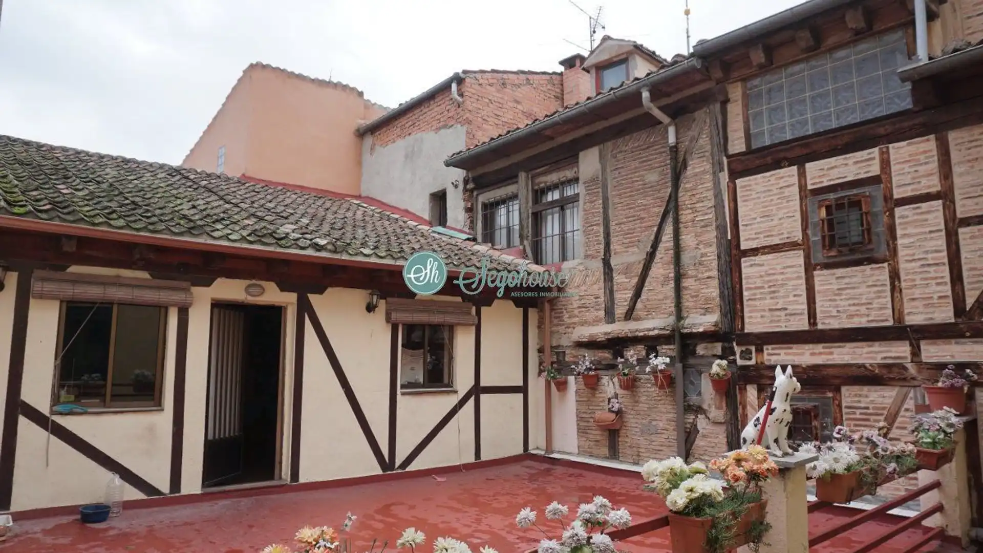 Exterior view of Flat for sale in Segovia Capital  with Heating, Parquet flooring and Terrace