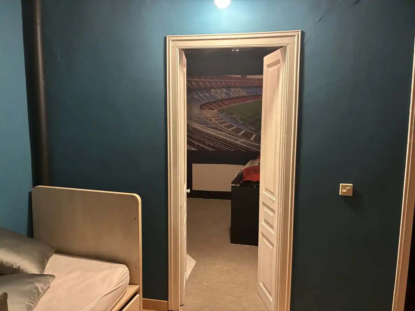 Dormitori de Casa adosada en venda en Vilanova d'Escornalbou amb Parquet, Traster i Moblat