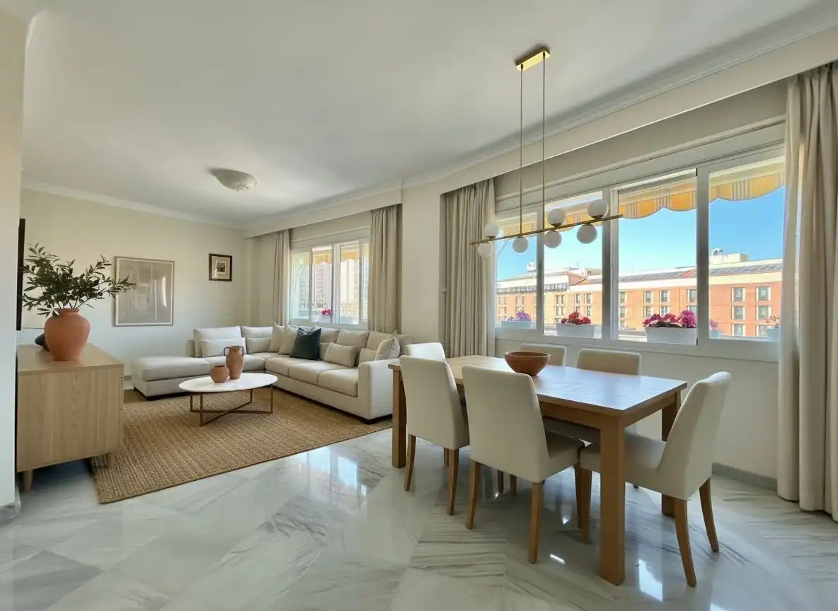 Sala d'estar de Apartament en venda en Málaga amb Aire condicionat, Calefacció i Traster