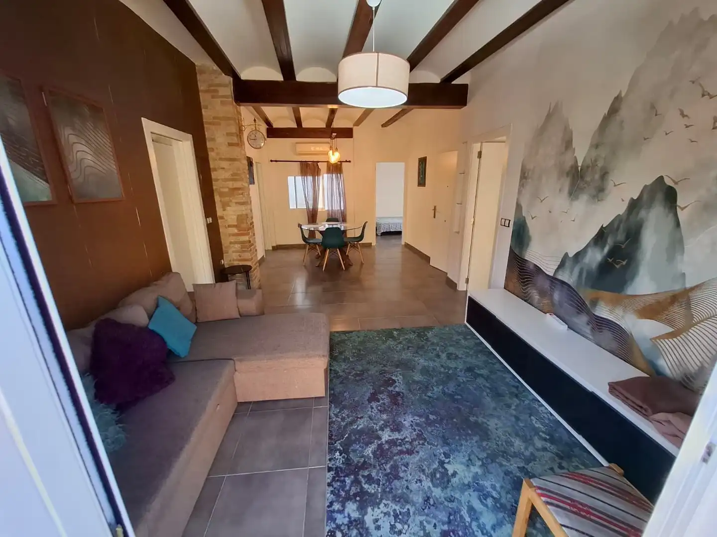 Sala de estar de Piso de alquiler en Villanueva de Castellón