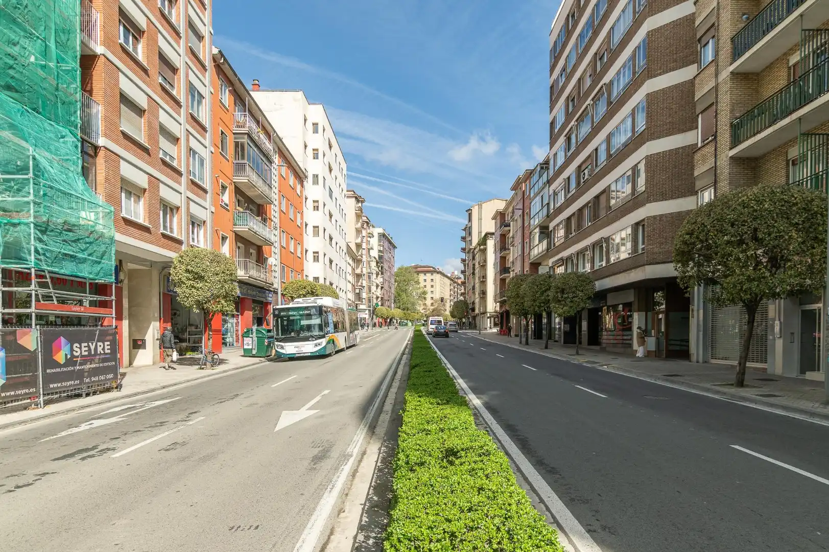 Vista exterior de Pis en venda en  Pamplona / Iruña amb Calefacció i Parquet