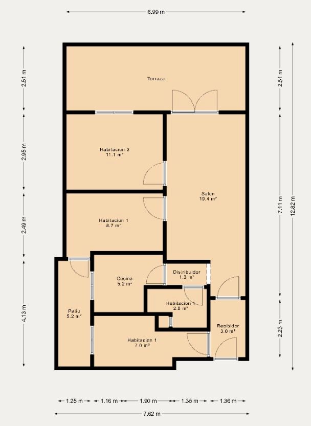 Wohnung zum verkauf in Carrer de Desfar, Porta, Nou Barris