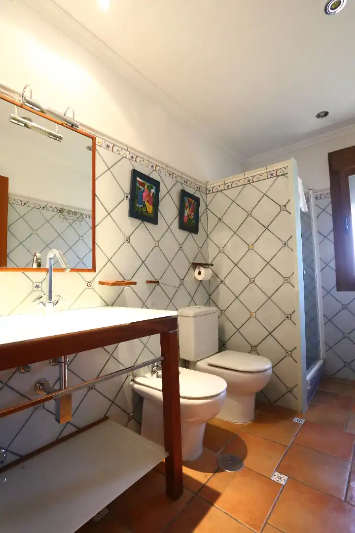 Baño de Casa o chalet en venta en Arcas del Villar con Aire acondicionado, Jardín privado y Terraza