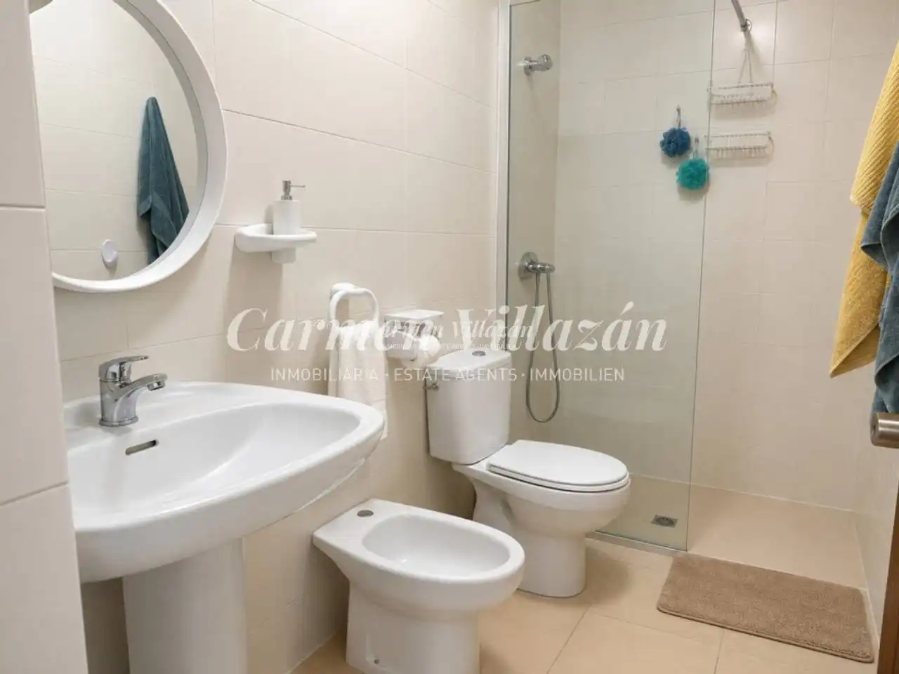 Baño de Apartamento en venta en Antigua con Balcón y Piscina comunitaria