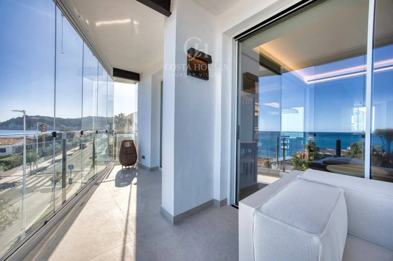 Terrasse von Wohnungen zum Verkauf in Jávea / Xàbia mit Klimaanlage, Heizung und Terrasse