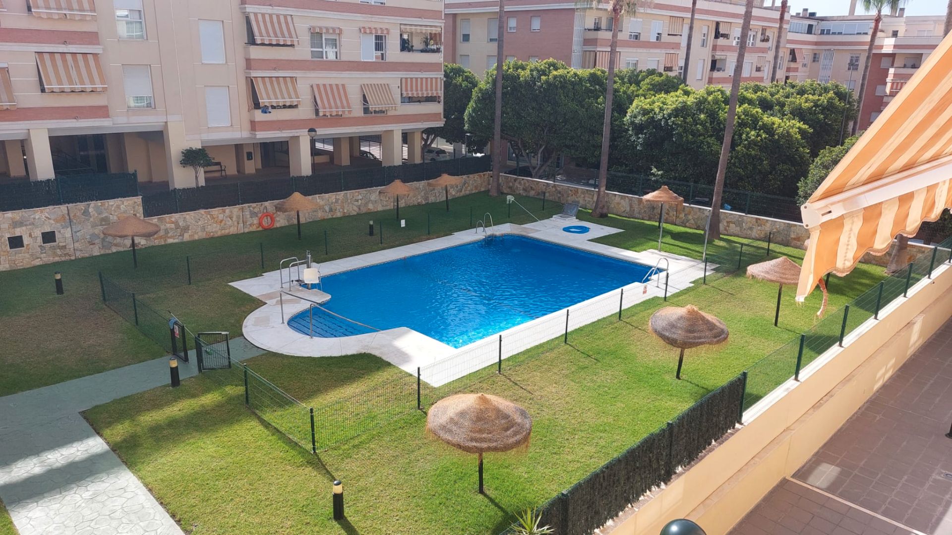 Swimming pool of Flat for sale in Málaga Capital  with Air Conditioner, Heating and Terrace