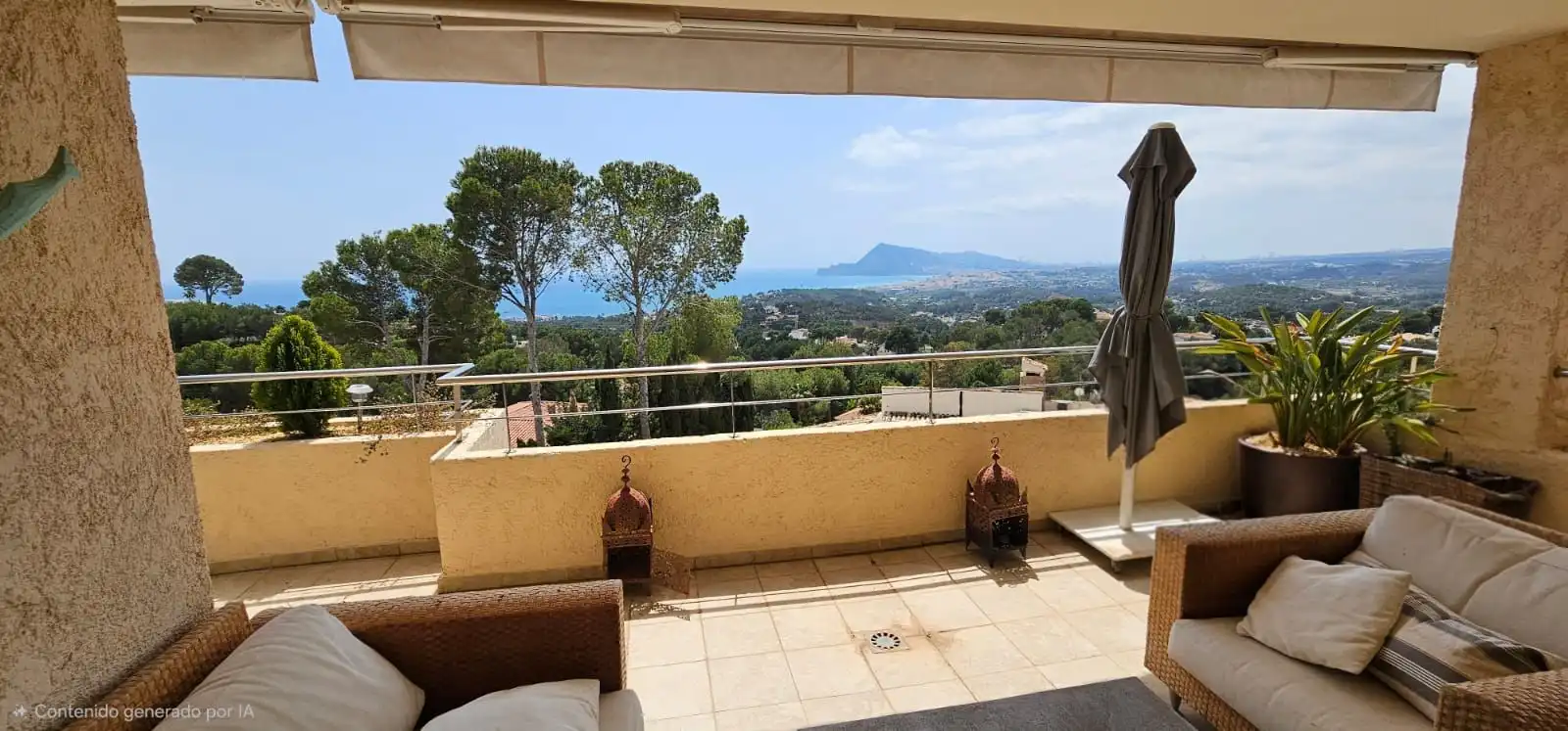 Terraza de Apartamento en venta en Altea con Aire acondicionado, Calefacción y Piscina comunitaria