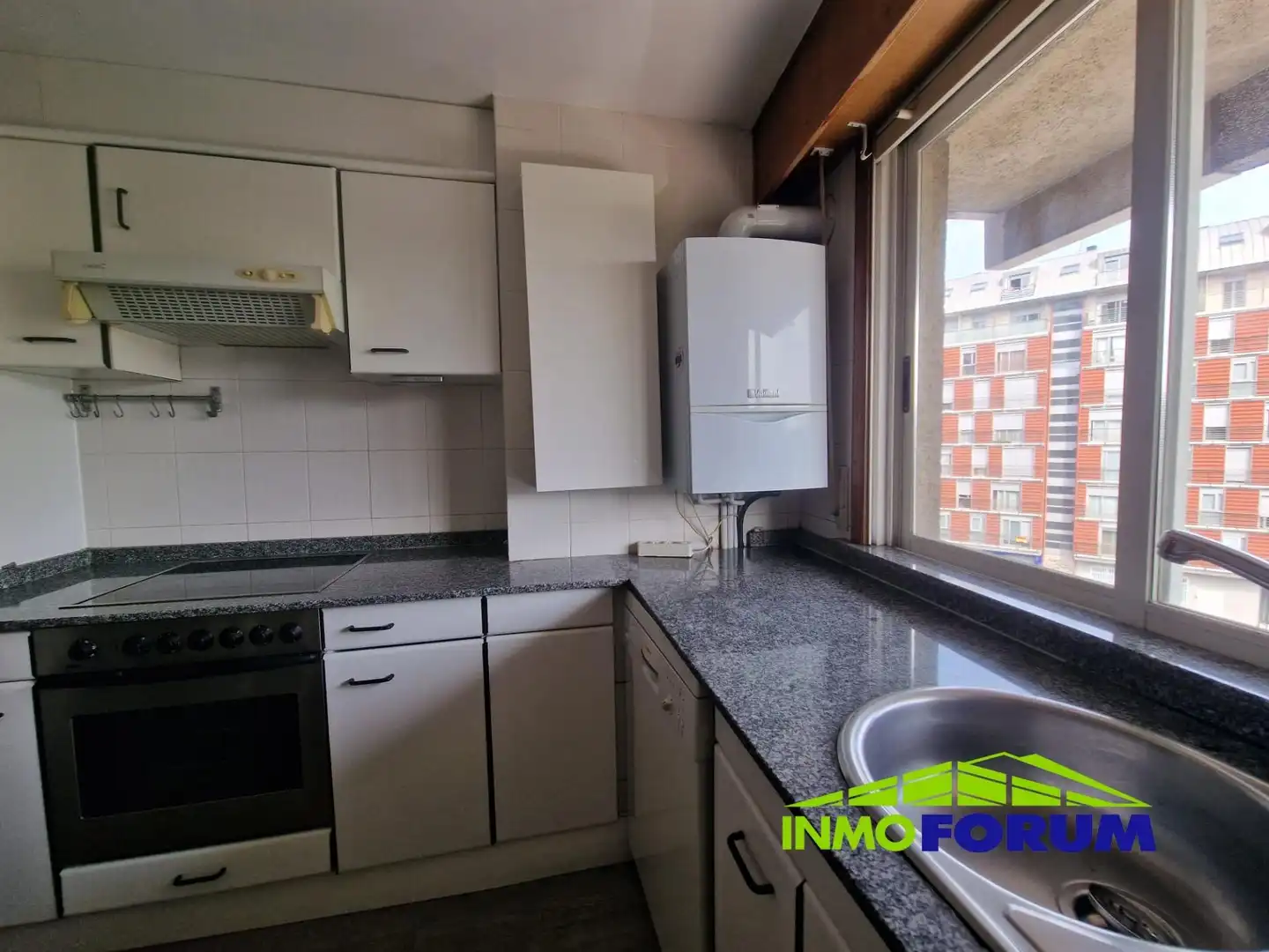 Kitchen of Flat for rent in A Coruña Capital   with Heating, Terrace and Storage room
