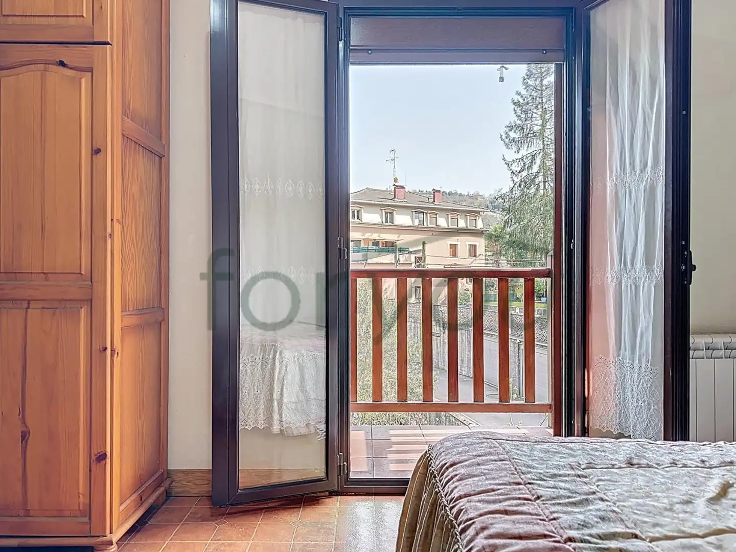 Dormitori de Casa adosada en venda en Donostia - San Sebastián  amb Calefacció, Terrassa i Balcó