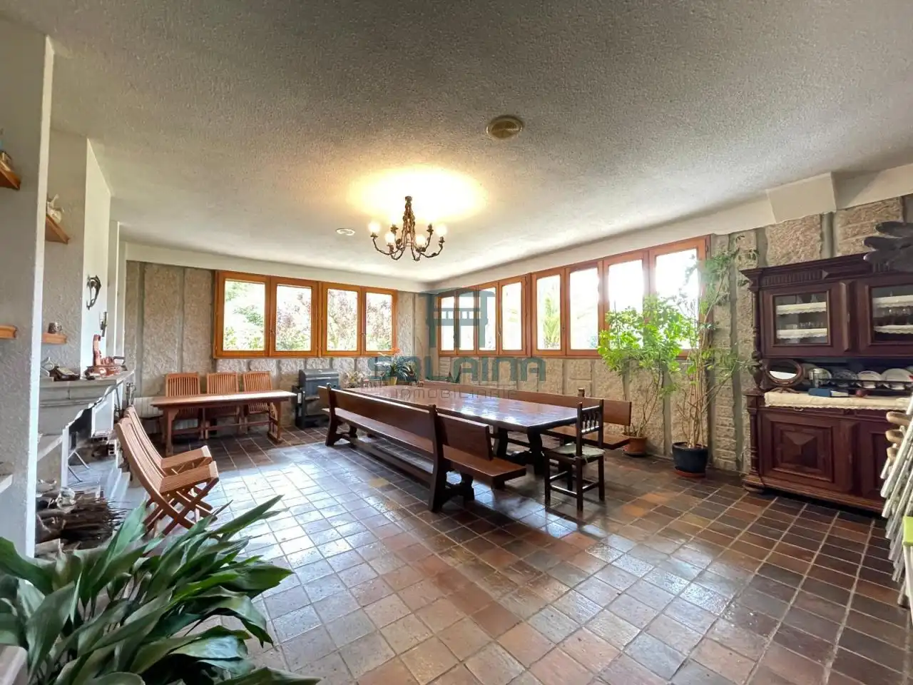 Dining room of Houses for sale in Esgos  with Heating, Private garden and Swimming Pool