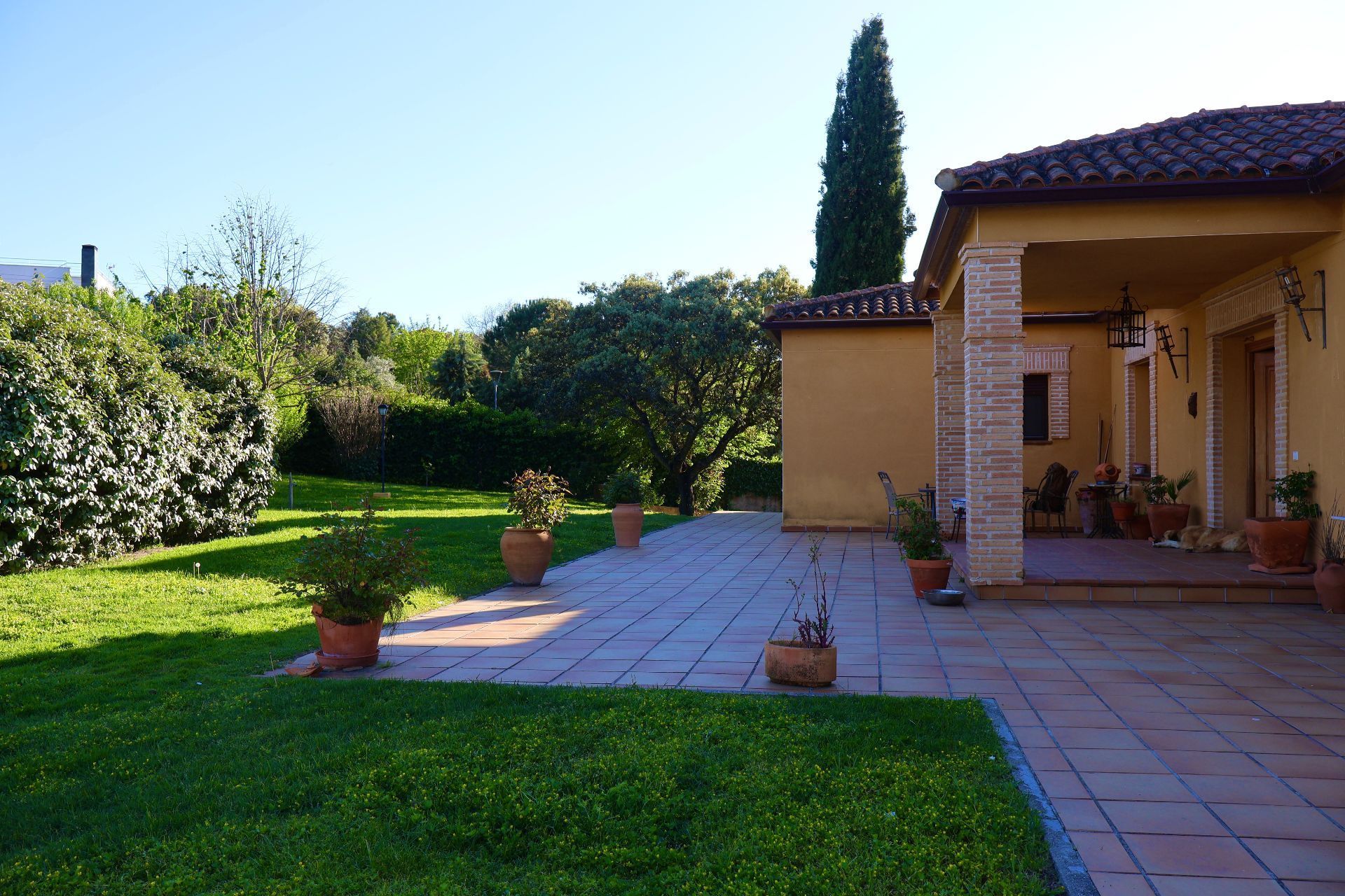 Jardín de Casa o chalet en venta en San Román de los Montes con Calefacción, Jardín privado y Terraza