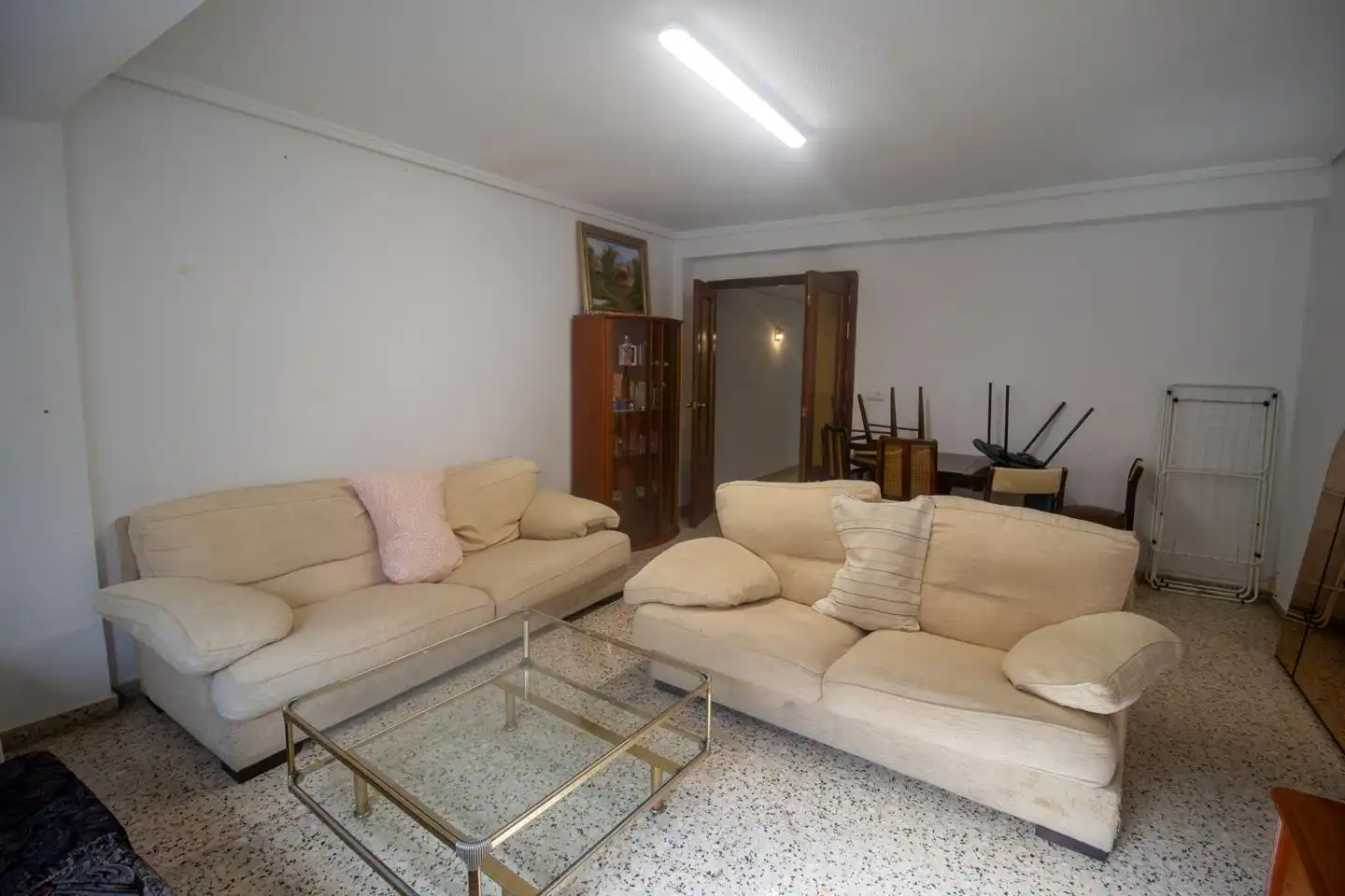 Sala d'estar de Pis de lloguer en Valencia amb Aire condicionat, Calefacció i Moblat
