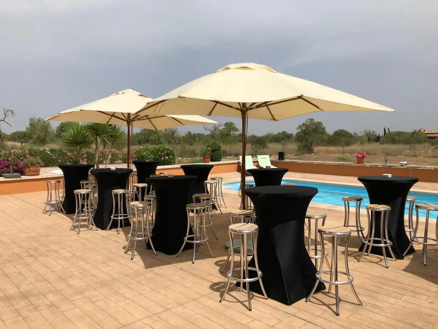 Terraza de Finca rústica en venta en Campos con Aire acondicionado, Calefacción y Jardín privado