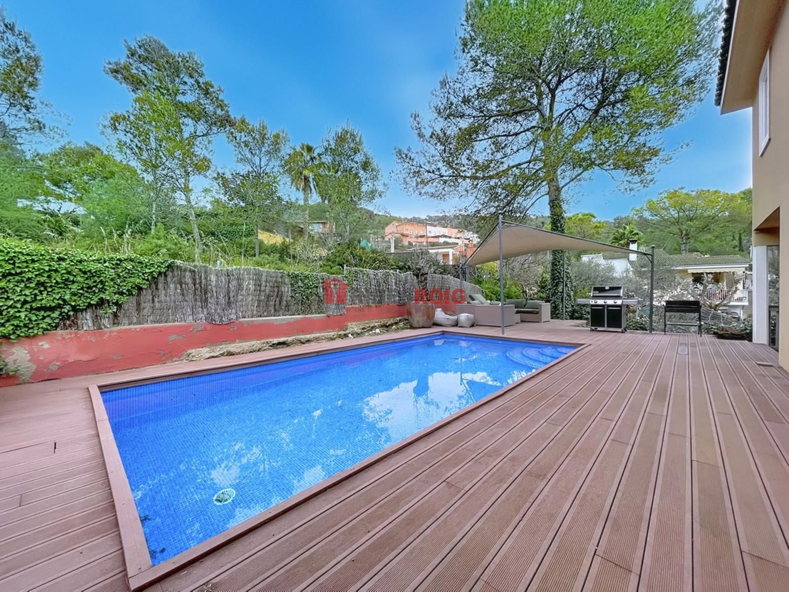 Swimming pool of House or chalet for rent in Olivella  with Air Conditioner, Heating and Private garden