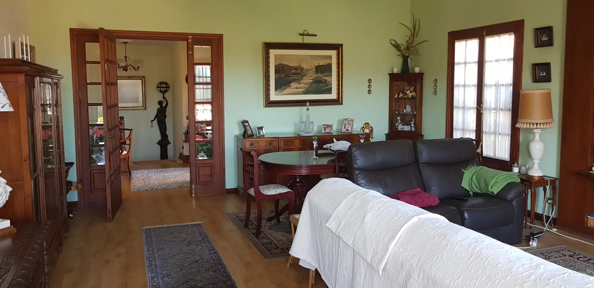 Living room of Houses for sale in San Cristóbal de la Laguna  with Private garden, Parquet flooring and Terrace