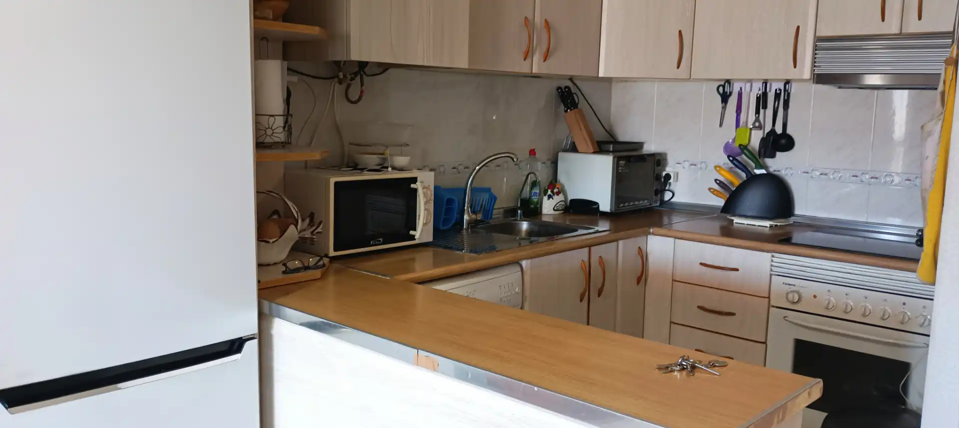Cocina de Apartamento en venta en Mazarrón con Calefacción, Amueblado y Horno