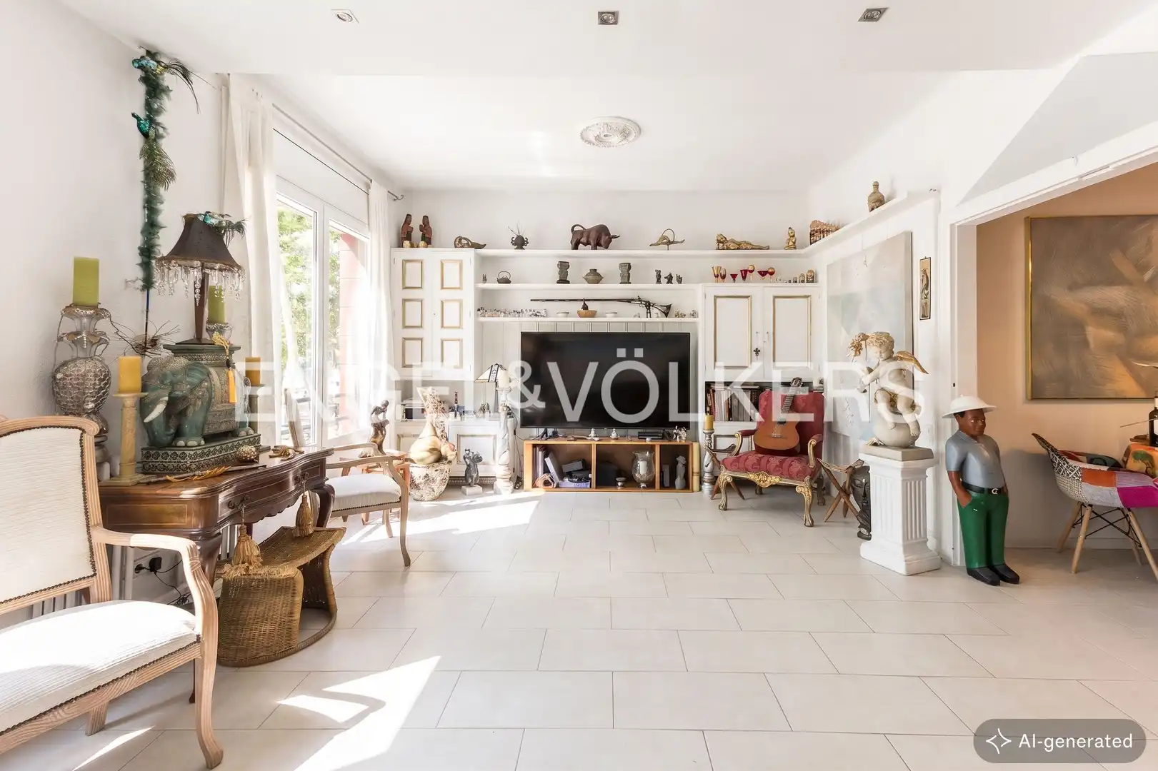 Sala de estar de Piso en venta en Barcelona con Aire acondicionado, Calefacción y Terraza