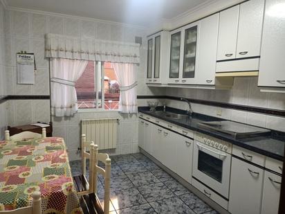 Kitchen of Flat for sale in Gijón   with Heating, Furnished and Oven