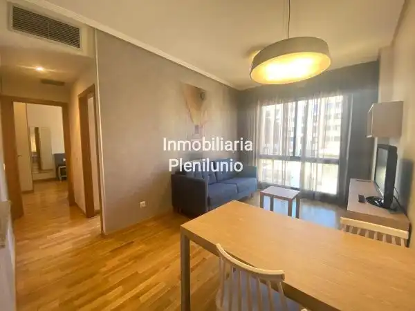 Sala d'estar de Pis de lloguer en  Madrid Capital amb Aire condicionat, Calefacció i Parquet