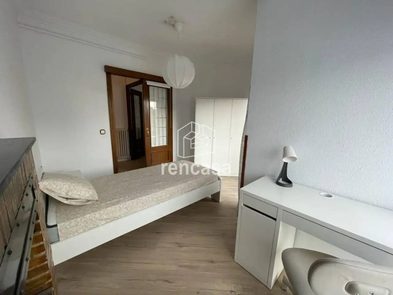 Schlafzimmer von Wohnung zur Miete in Lleida mit Klimaanlage, Heizung und Parkett