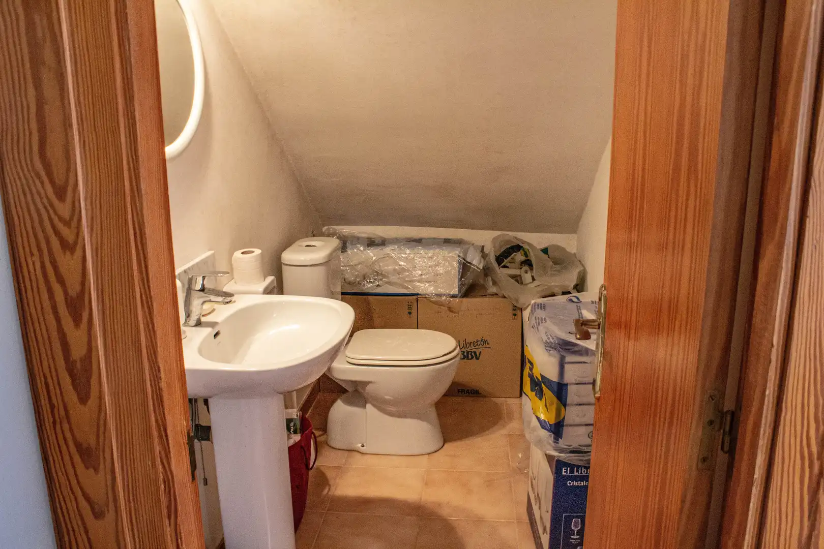 Badezimmer von Einfamilien-Reihenhaus zum Verkauf in Calvià mit Klimaanlage, Heizung und Terrasse