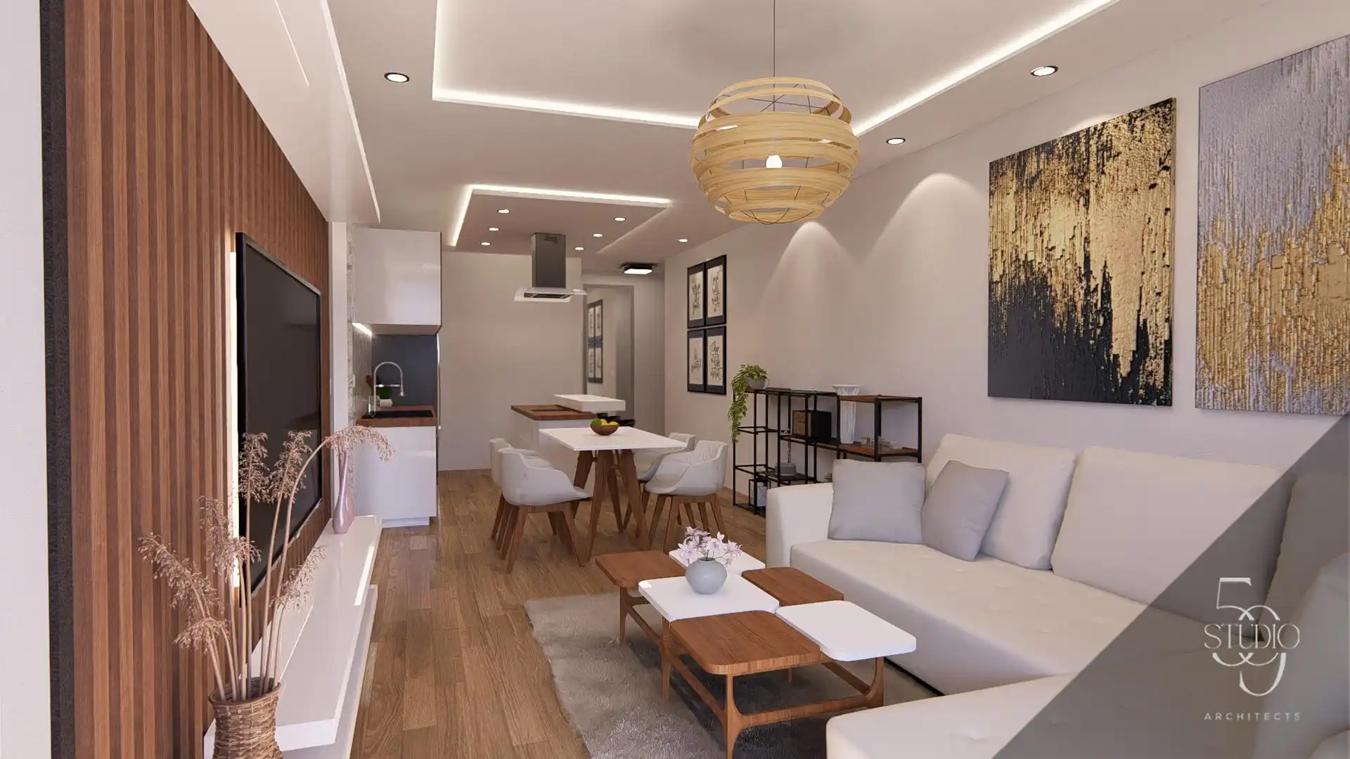 Sala de estar de Apartamento en venta en Fuengirola con Aire acondicionado, Calefacción y Balcón