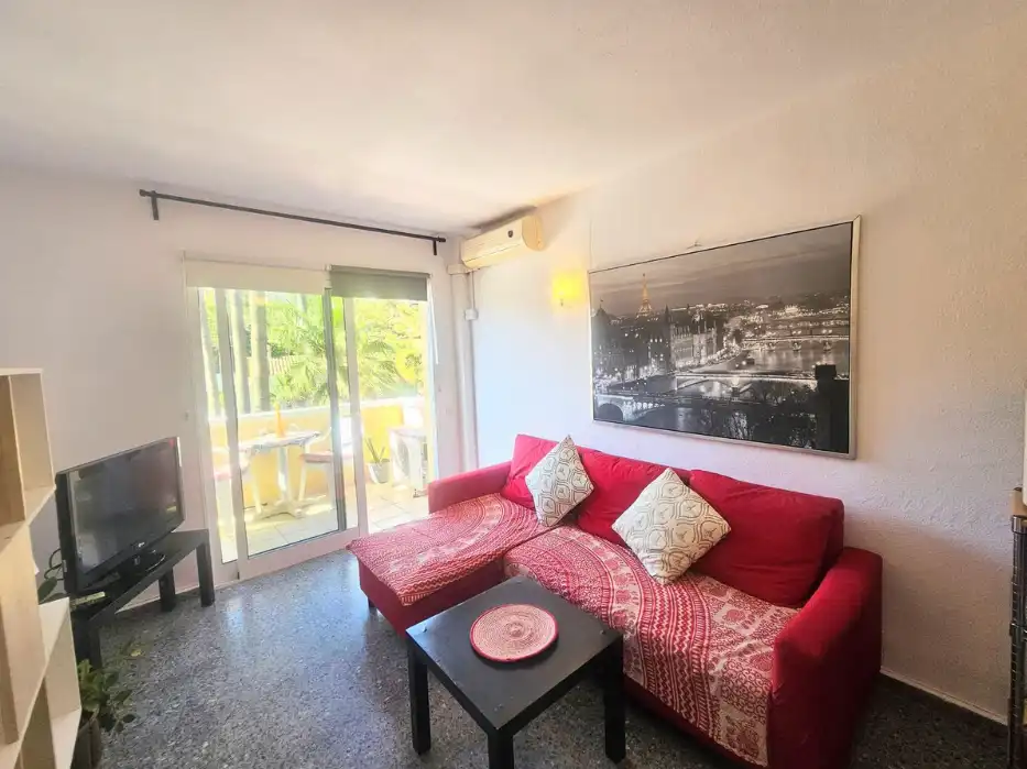 Wohnzimmer von Maisonette zum Verkauf in Marbella mit Klimaanlage, Möbliert und Internet