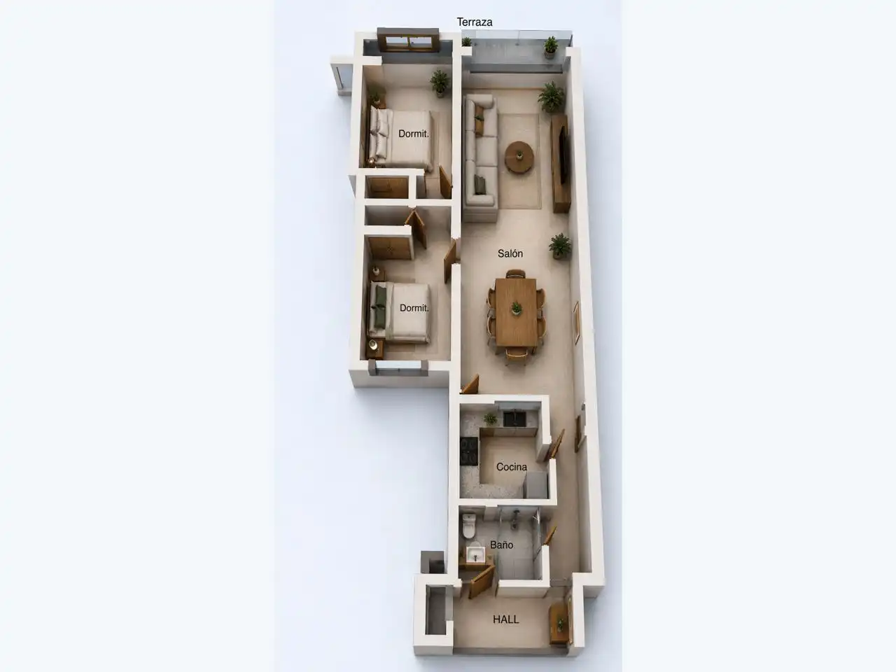 Piso en venta en Calle de la Isla de Córcega, Centro