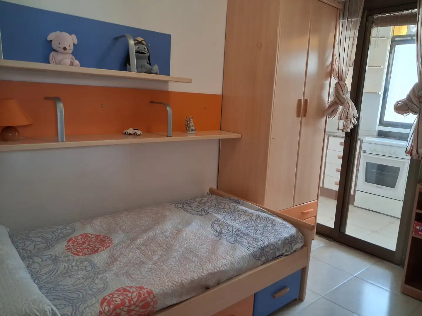 Bedroom of Apartments for rent in Castelldefels  with Terrace, Furnished and Community pool