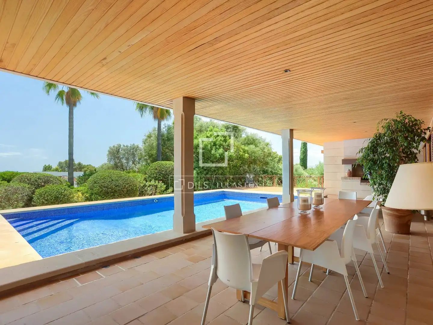 Terrassa de Casa o xalet en venda en Marratxí amb Aire condicionat i Piscina