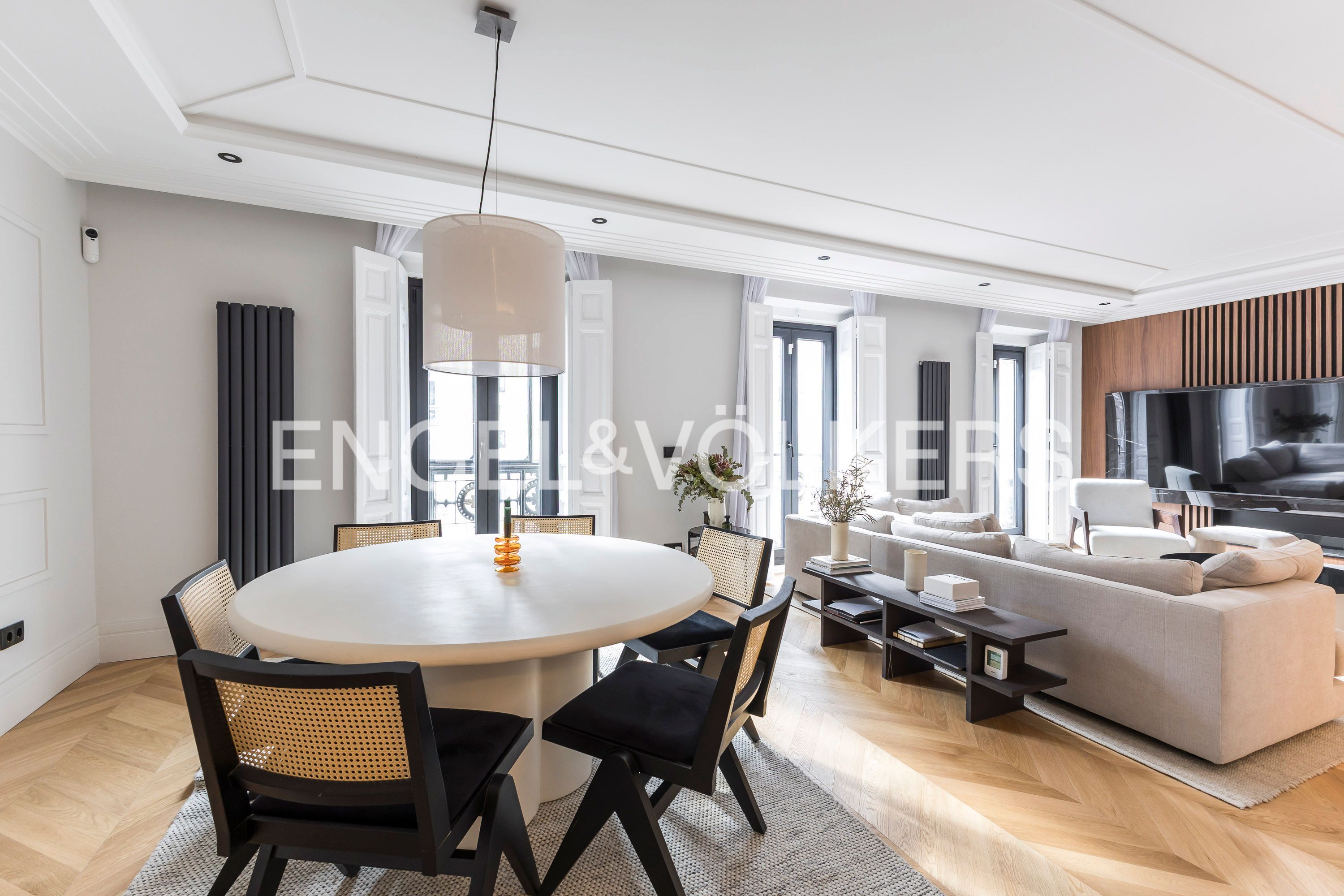 Menjador de Apartament en venda en  Madrid Capital amb Aire condicionat, Calefacció i Parquet