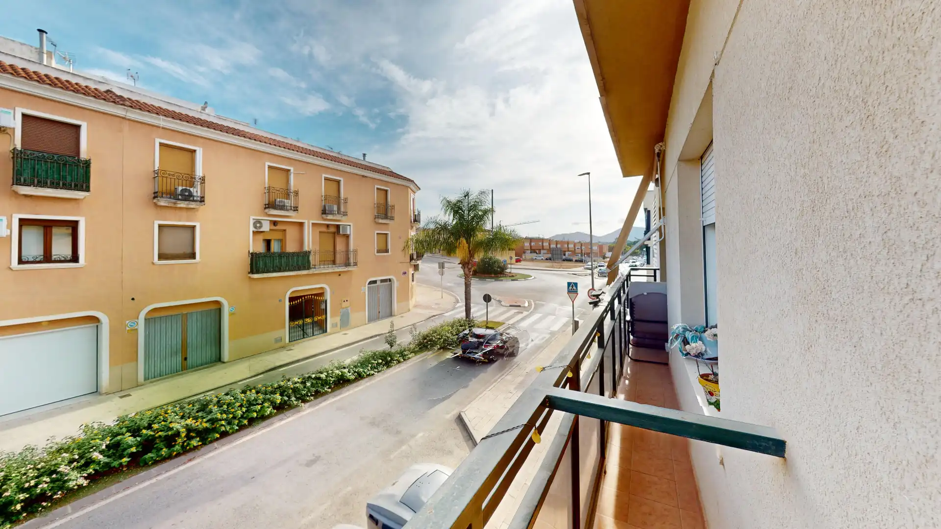 Exterior view of Flat for sale in Aspe  with Air Conditioner, Parquet flooring and Furnished