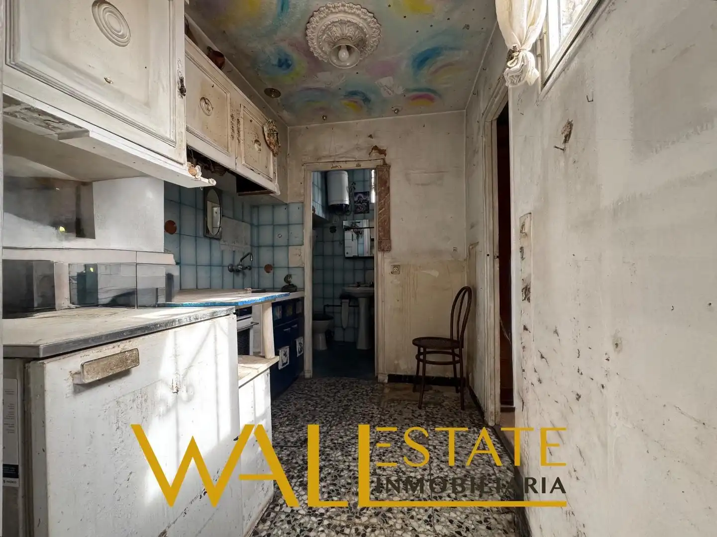 Kitchen of Flat for sale in Madrid  with Heating, Terrace and Storage room