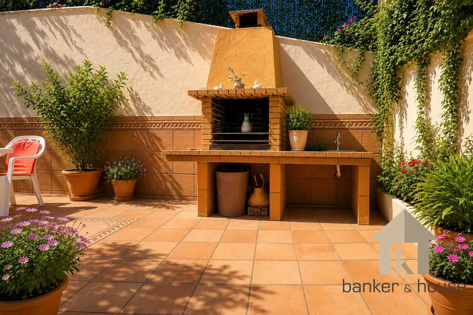 Terrassa de Casa o xalet en venda en Cerdanyola del Vallès amb Aire condicionat, Calefacció i Jardí privat