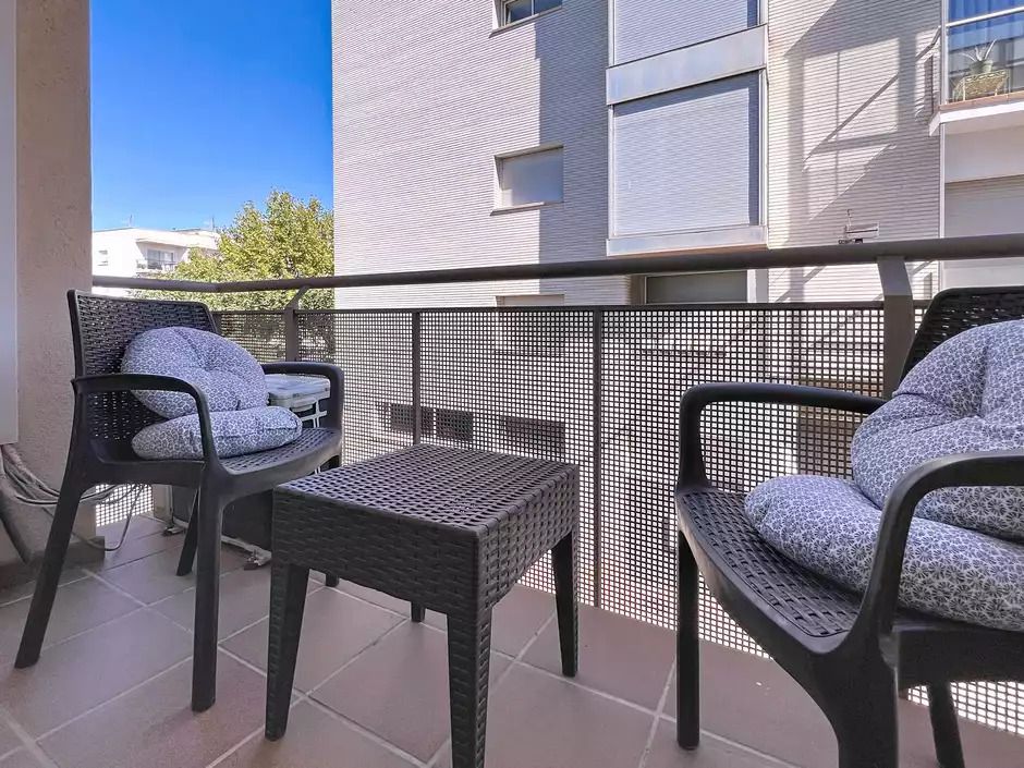 Terrace of Flat for sale in Roses  with Air Conditioner, Heating and Terrace