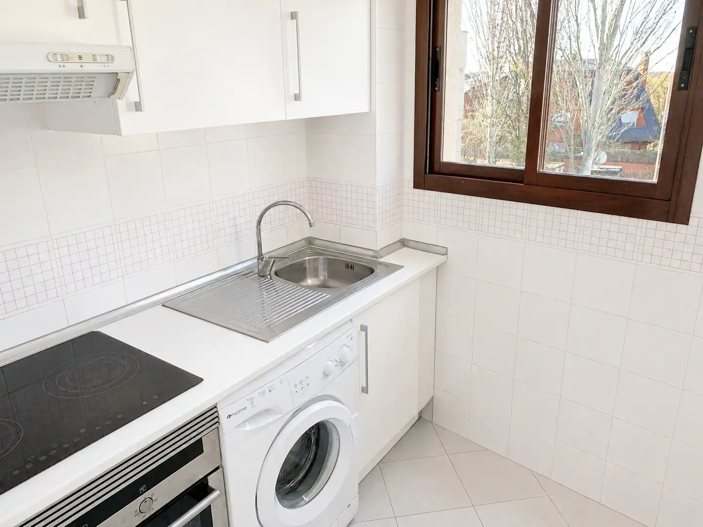 Kitchen of Attic for rent in Las Rozas de Madrid  with Air Conditioner, Heating and Private garden