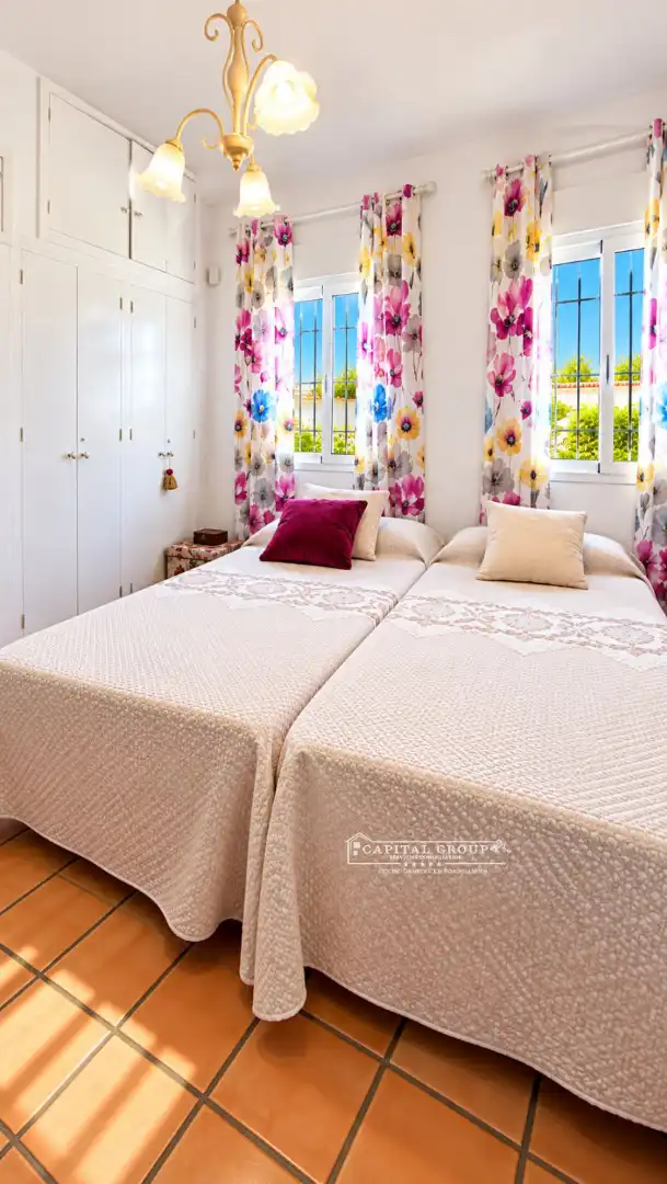 Bedroom of Houses for sale in Punta Umbría  with Private garden, Terrace and Furnished