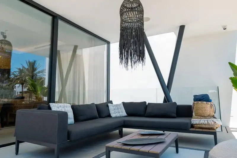 Terrace of Houses for rent in Estepona  with Air Conditioner, Heating and Private garden