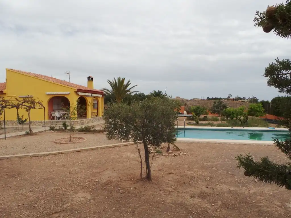 Piscina de Casa o xalet en venda en Partidas de Alicante