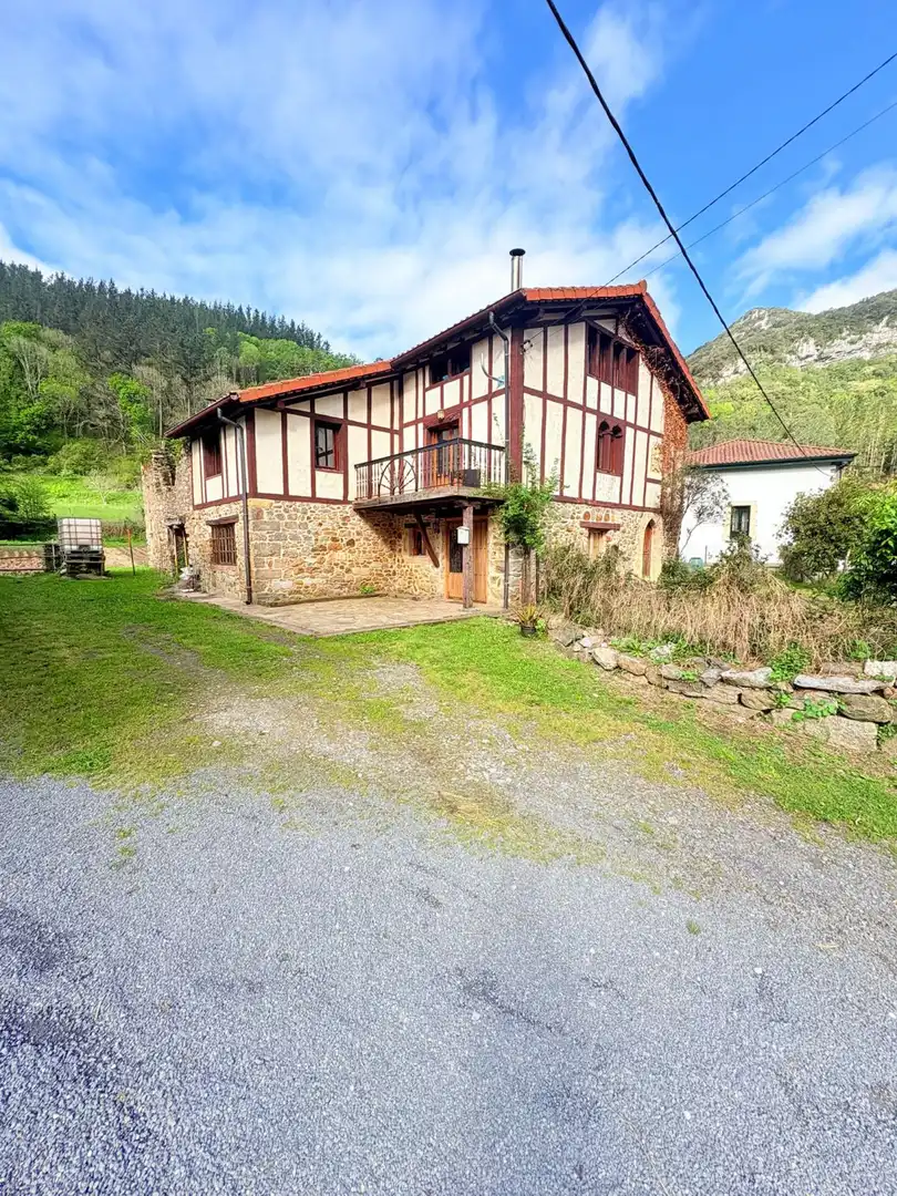 Vista exterior de Casa o chalet en venta en Trucios-Turtzioz con Calefacción, Parquet y Terraza