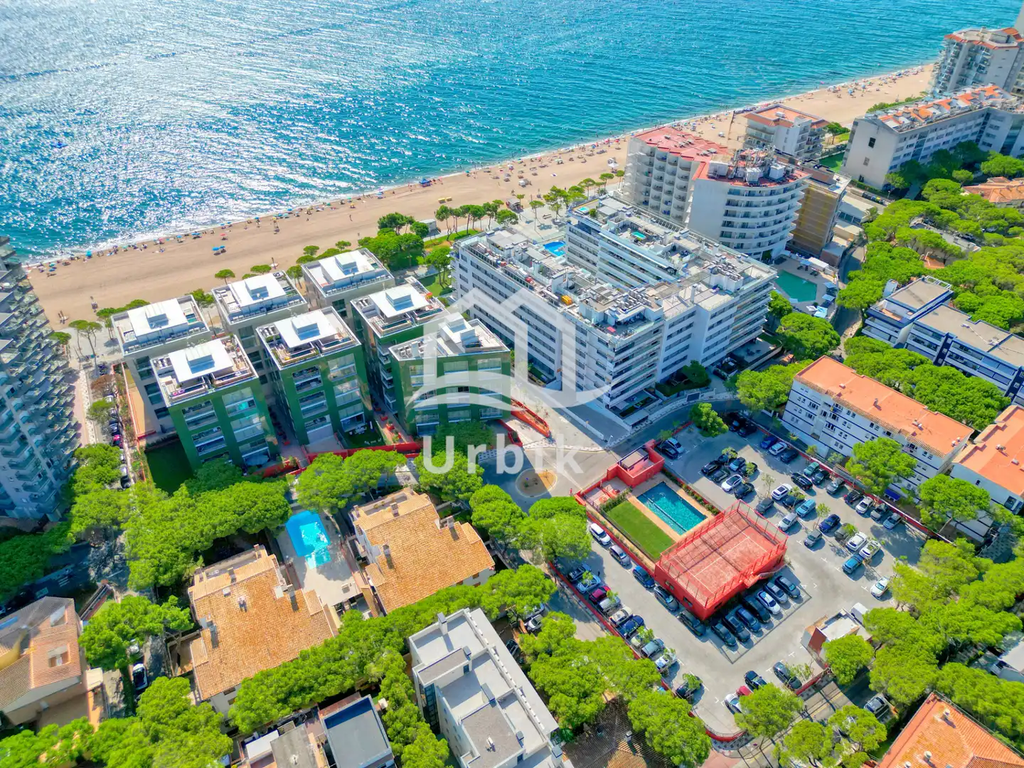 Vista exterior de Piso en venta en Castell d'Aro, Platja d'Aro i s'Agaró con Aire acondicionado, Jardín privado y Terraza