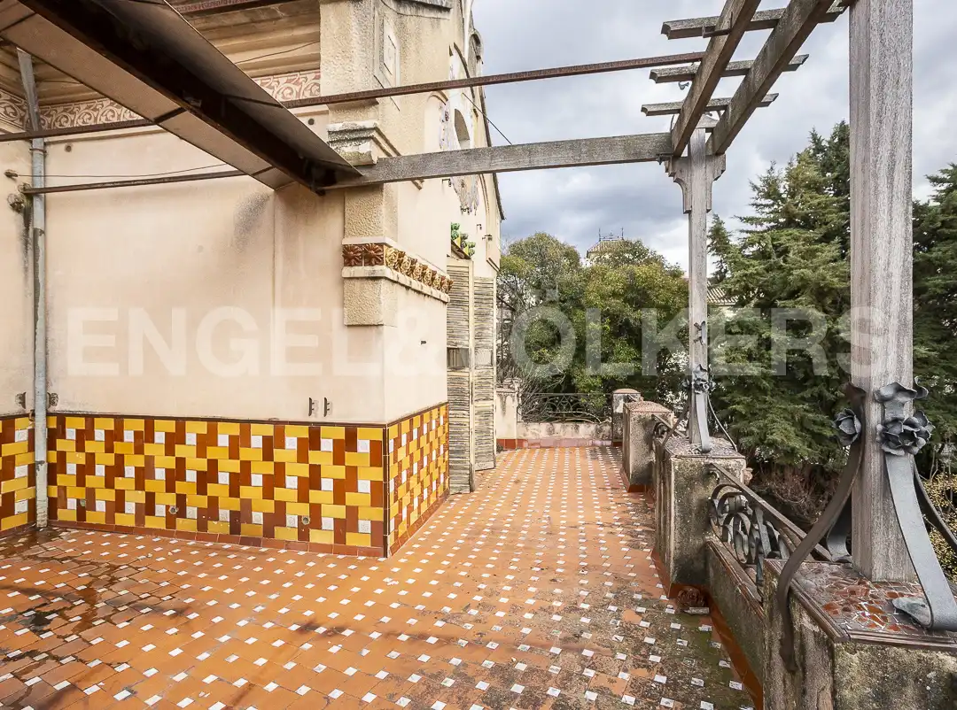 Terrassa de Casa o xalet en venda en La Garriga amb Calefacció, Jardí privat i Terrassa