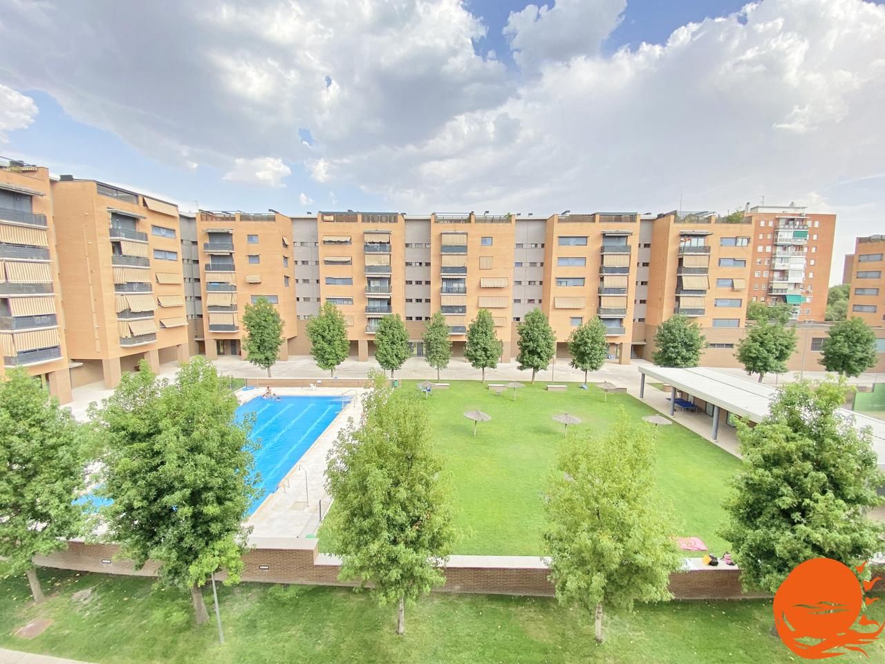Swimming pool of Flat for sale in Alcorcón